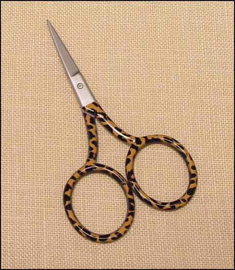 Animal Print Embroidery Scissors