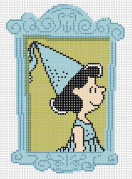 PEANUTS Halloween PNTS-HALL11 Framed Lucy as a Princess