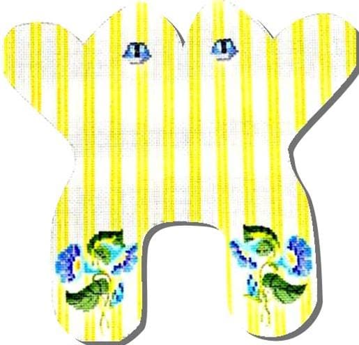 M153 Baby Monogram Frog -Yellow - TS