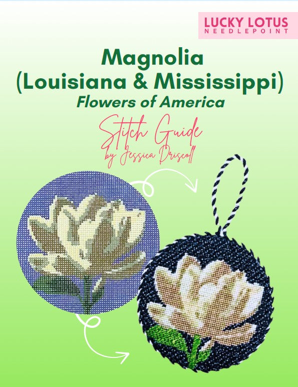 Louisiana and Mississippi Magnolia Stitch Guide - SE