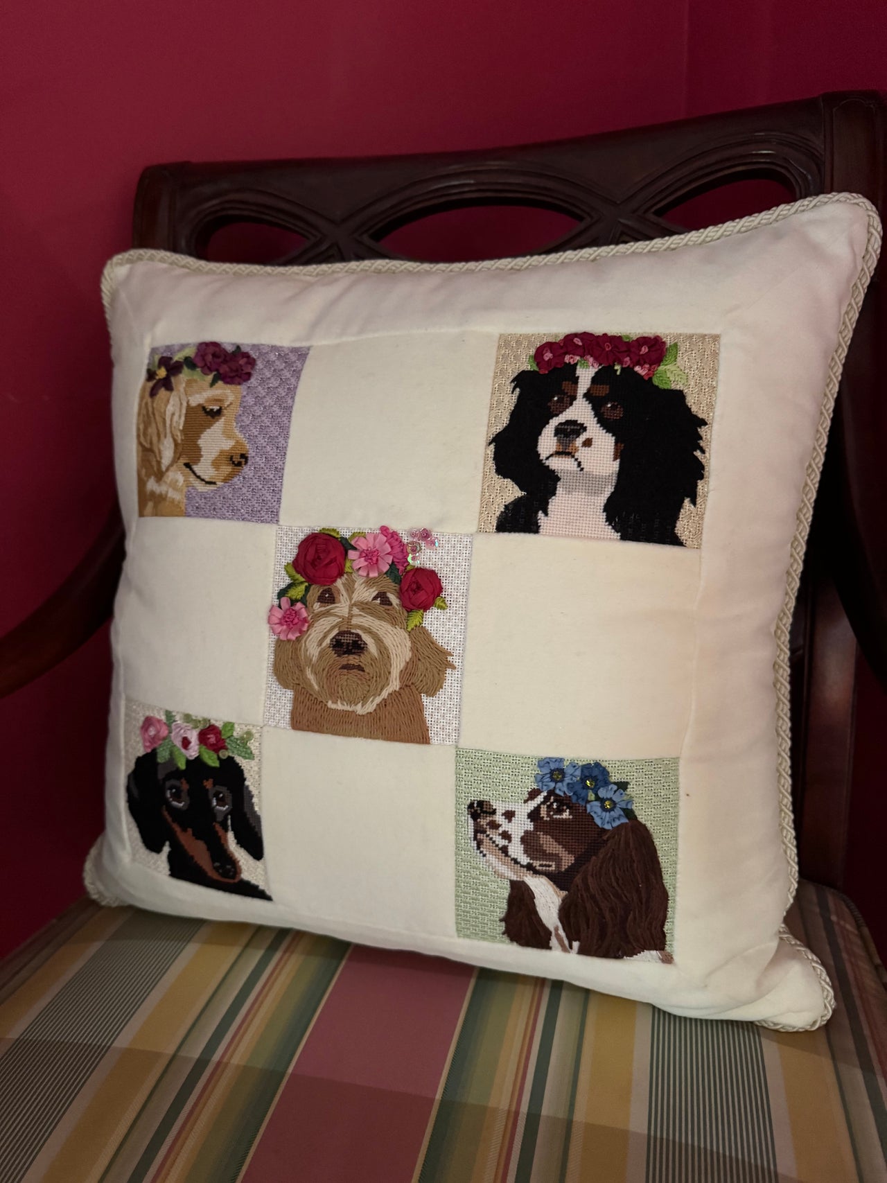 Springer Spaniel Canvas + Stitch Guide by Melissa MacLeod