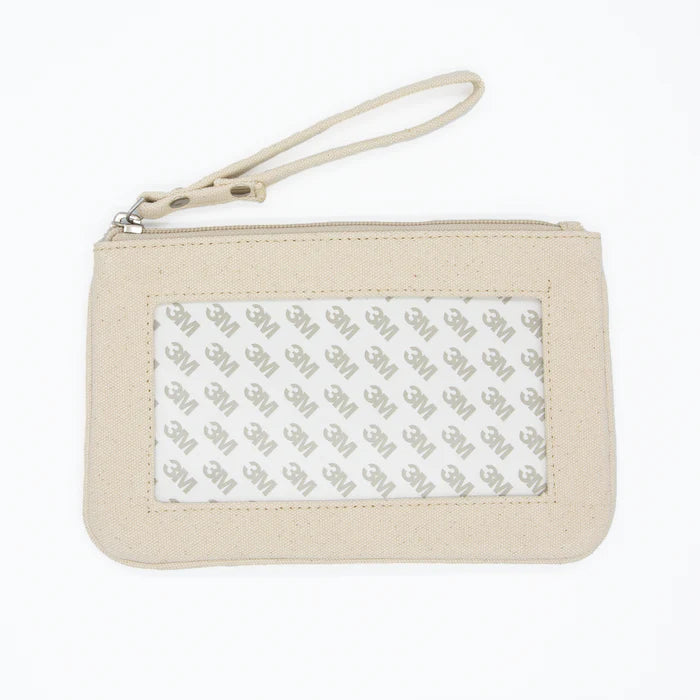 Canvas self-finishing clutch