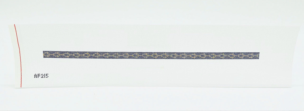AF215 Navy/Gold Link Wrap Bracelet