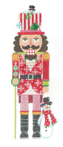 NC-13 Red & White Peppermint Nutcracker