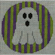 KKO229B Ghost on Green and Purple Stripes