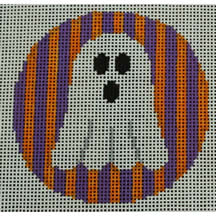 KKO231B Ghost on Purple and Orange Stripes