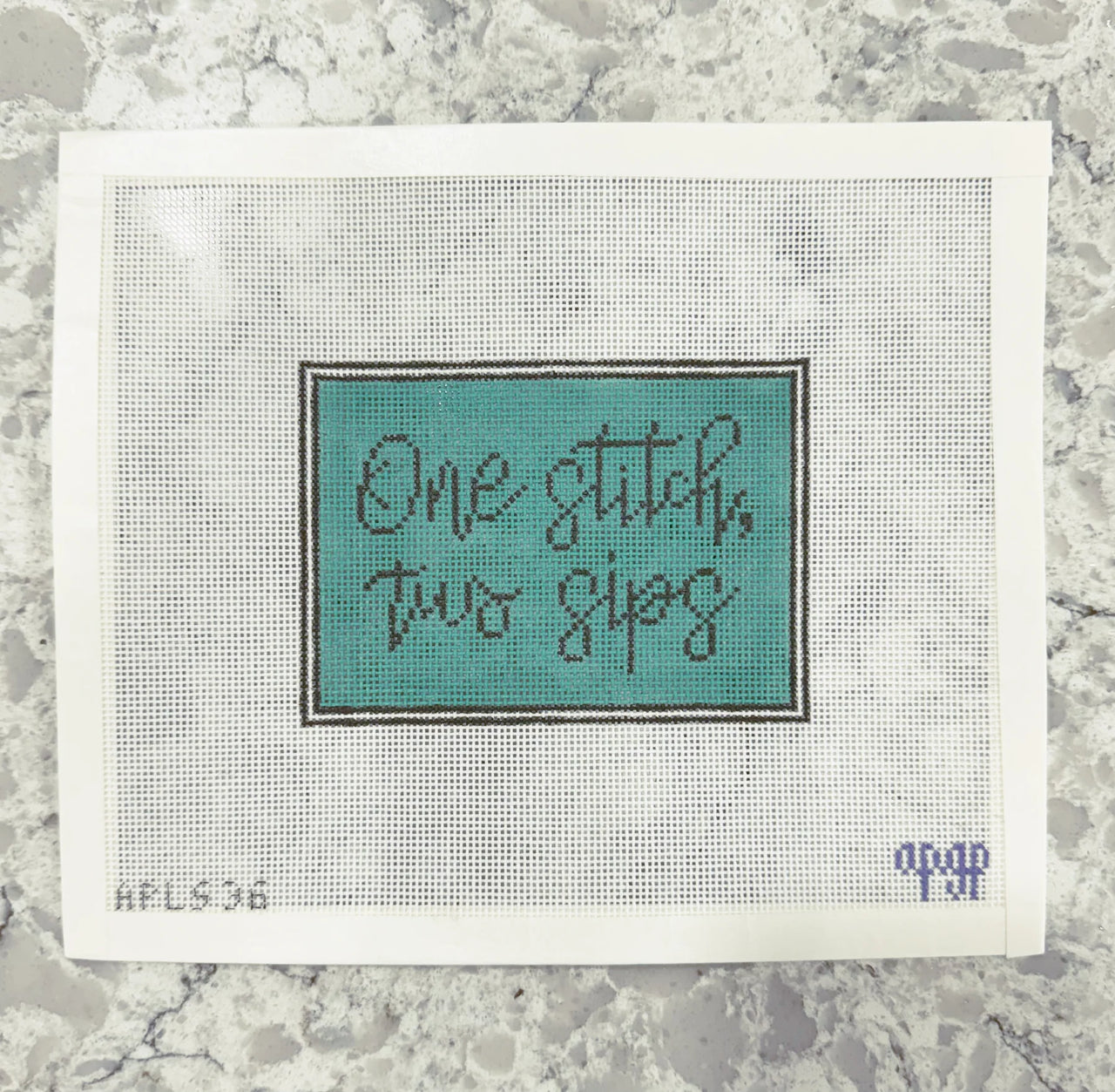 APLS36 - One stitch, two sips