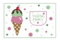 PT169 Ice Cream Tooth Fairy Pillow - TS