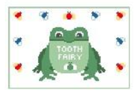 PT176 Frog Tooth Fairy Pillow - TS