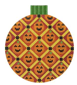 1925A Pumpkin - Diamonds