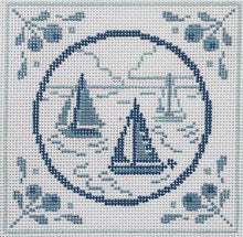 Sailboats in Blues Coaster AC 190