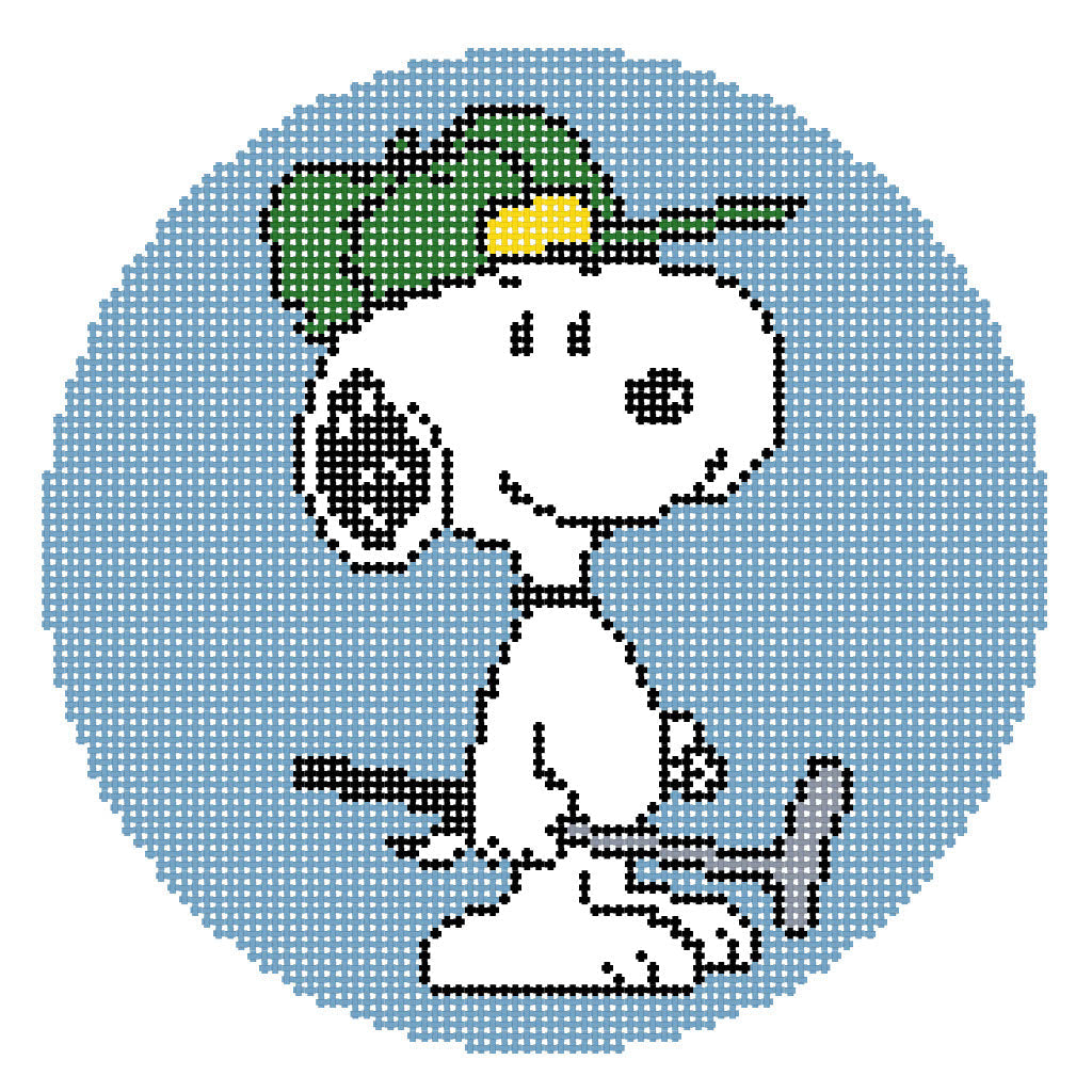 PNTS-Sport3 PEANUTS Sports - Snoopy with Golf Club Canvas - SE