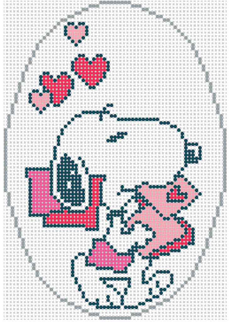 PEANUTS Valentine - Snoopy Mailing Valentines Oval