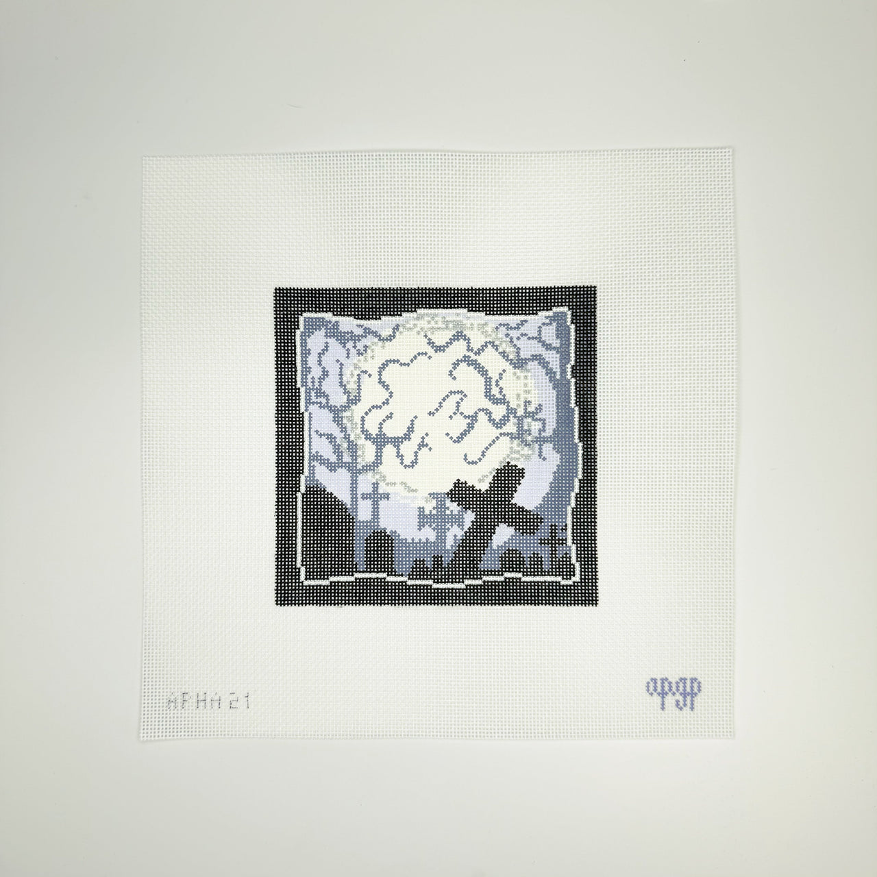 APHA21 - Spooky Scene - Grey Cemetery Scene