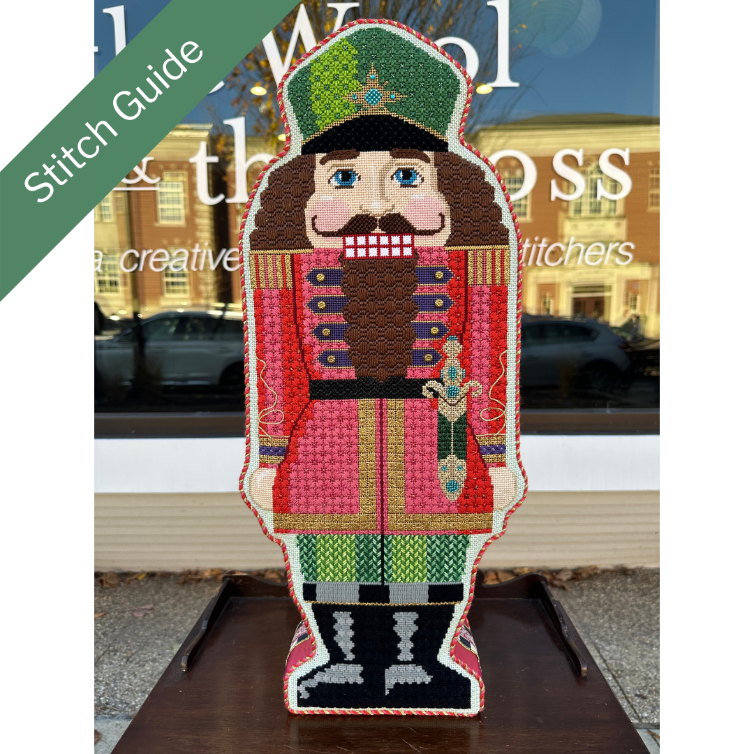 LL611 Large Nutcracker Canvas + Stitch Guide