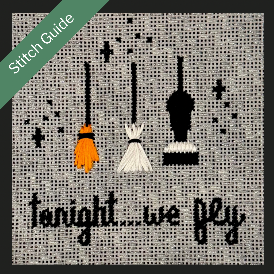 Tonight We Fly Canvas + Stitch Guide by Amy Poore