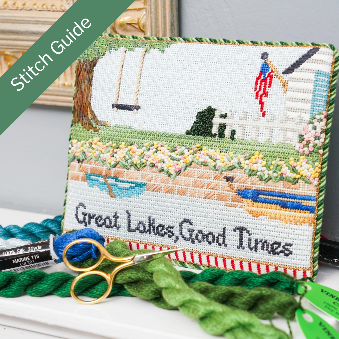 Great Lakes, Good Times Canvas + Stitch Guide by Melissa MacLeod