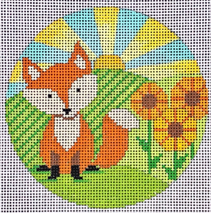N122C Summer Fox Ornament