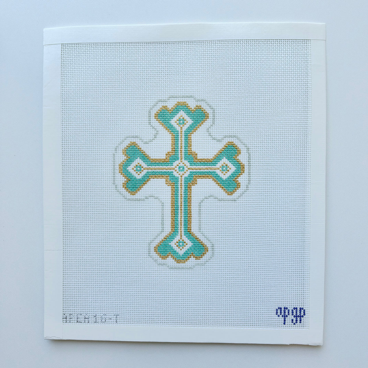 APEA16-T - Cross Teal - 18M 4" x 5 - MKT