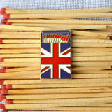 British Flag Red & Blue Matchbox Needleminder