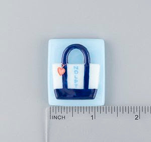 NDLPT Tote Bag Fused Glass Needleminder