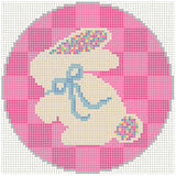 KI2519 Bunny with Sprinkle Ears - Pink Check