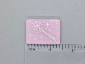 Glinda's Wand Fused Glass Needle Minder
