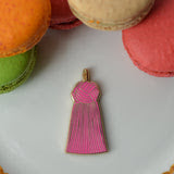 Pink French Knot Tassel Needleminder