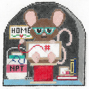 XO-307 - S Mouse House - Needlepoint