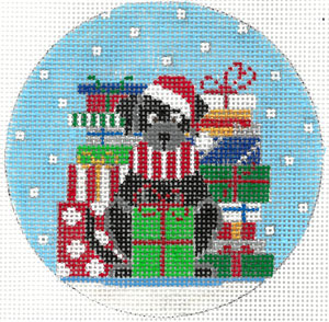 Holiday Pooch - Black Lab XO-310b