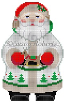 White Tree Coat Santa 1254f