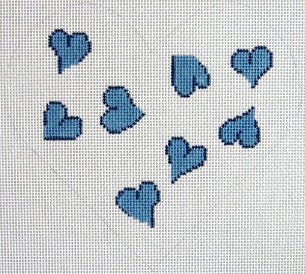159B Blue Heart Pillow