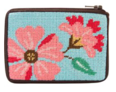 Pink Flowers SZ225 - CC/Coin Purse