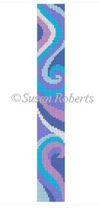 Swirls Key Fob 2285