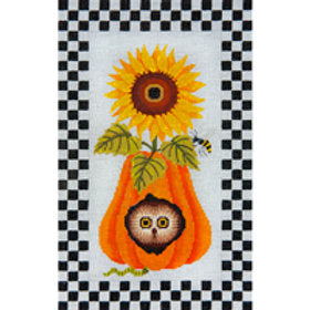 H109 Sunflower, Owl & Pumpkin