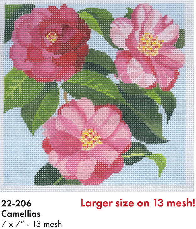 22-206 Three Camellias