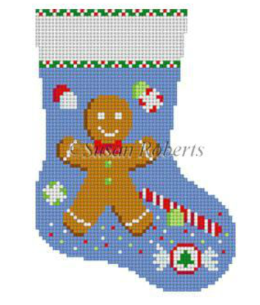 Gingerbread Boy & Candy Mini Stocking 5420