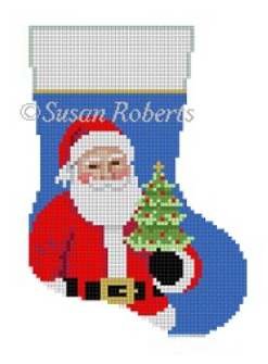 Tree Santa Mini Stocking 5468