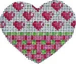 HE-631 Hearts/Trellis Mini Heart