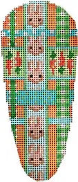 EM-145 Bunnies Woven Ribbon Carrot