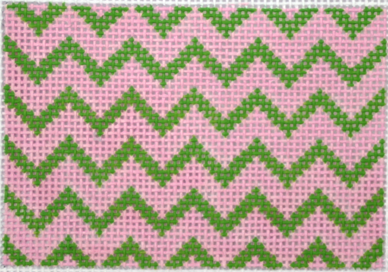 INSPCC-09 Pink and Green Chevron Insert
