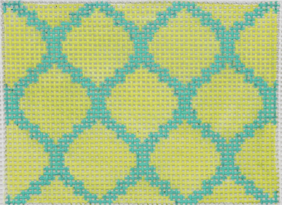 INSPCC-14 Lime and Turqoise Quatrefoil Insert