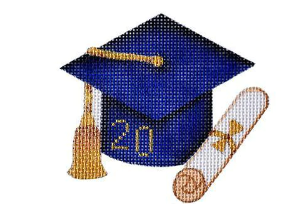 Graduation Cap - Navy Blue BB 6134