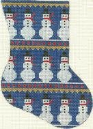 Snowman Mini Sock 617