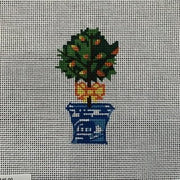 SB978 Topiary w/Yellow Bow