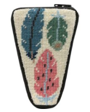 SZ934 Feathers Scissor Case