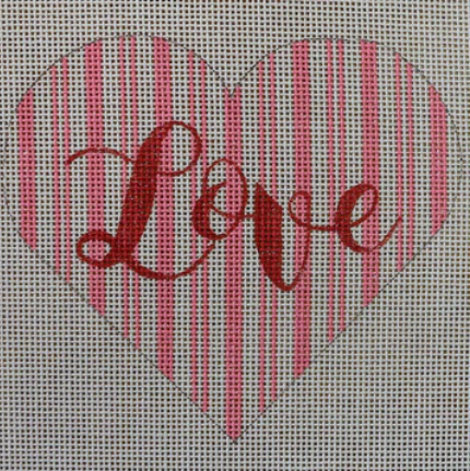 Love Heart with Stripes APVA05