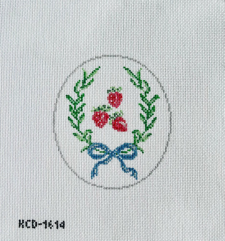 KCD1614 Strawberries Oval Ornament