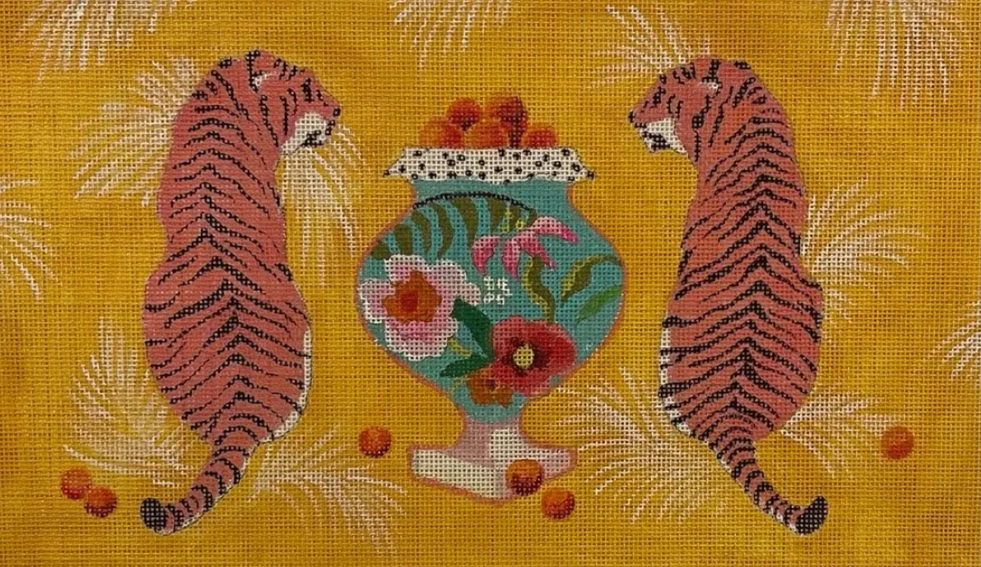 Tigers and Urn Clutch CL022