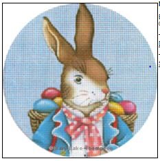 Easter Bunny Round MLT386